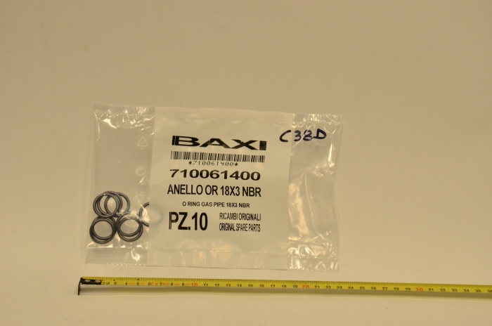   Baxi Уплотнение кольцевое газового патрубка 18 X 3 NBR  