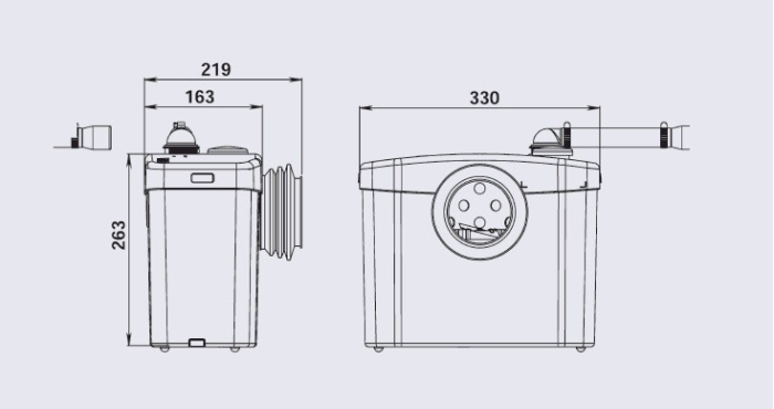 Канализационная установка SFA SANIBROYEUR  