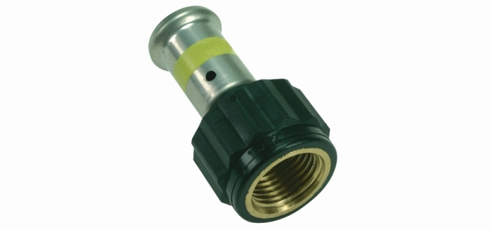 Henco Муфта ВР, ПВДФ пресс (газ), 16x1/2"  