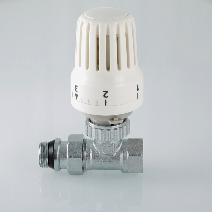 Valtec VT.048.N.04 Клапан с термостатической головкой для рад. прямой 1/2  