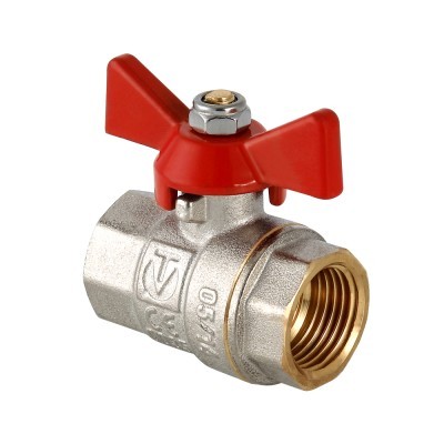 Valtec Кран шар. BASE, рукоятка бабочка 1&quot; вн.-вн.