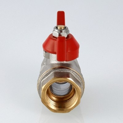 Valtec Кран шар. BASE, рукоятка бабочка 1 вн.-вн.