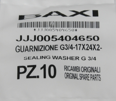 Baxi Уплотнение G. 3/4 17x24x2