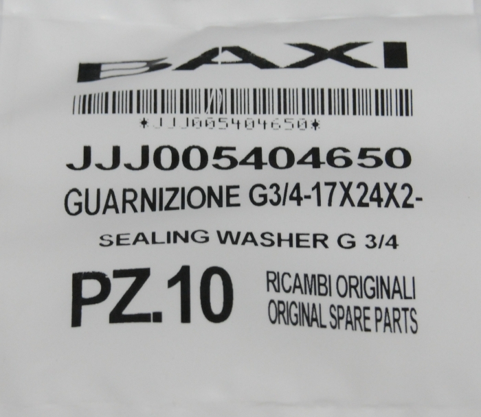 Baxi Уплотнение G. 3/4 17x24x2  