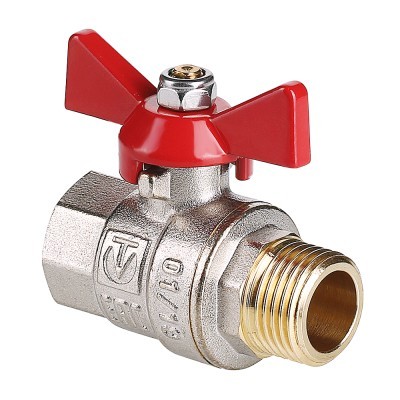 Valtec Кран шар. BASE, рукоятка бабочка 1/2&quot; вн.-нар.