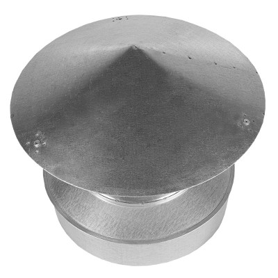 Сэндвич дымоход Дымофф Оголовок с дефлектором 280*200 цинк