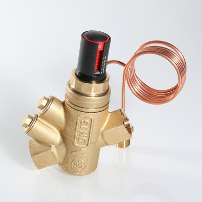 Балансировочный клапан Valtec Автоматический регулятор перепада давления регулируемый 1/2 ” 5-50 кПа  