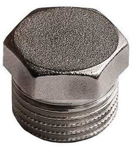 Stout Заглушка НР никелированная 1/4"  