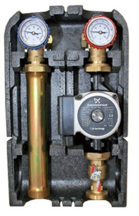 Stout Насосная группа с 3-х ход. прив. смес. 1 1/4" без нас. DN 32  