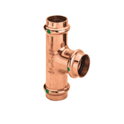 Viega Тройник пресс 18x15x18 медь