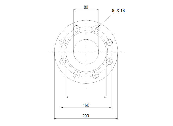 Grundfos Комплект стальных приварных фланцев DN80/PN10/16  