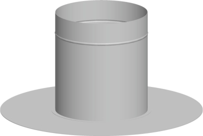 Wolf Дымоход Колпак для плоской кровли DN186 из нержавеющей стали