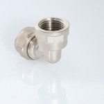 Valtec Угольник обжимной с переходом на вн. р. 20х1/2  