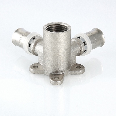 Valtec Водорозетка пресс проходная 20х1/2  