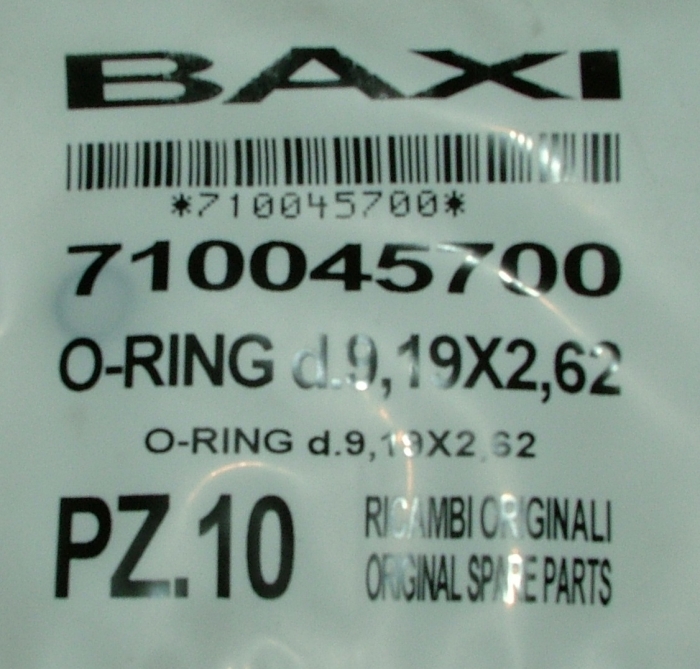   Baxi Уплотнение кольцевоеd.9,19 X 2,62  