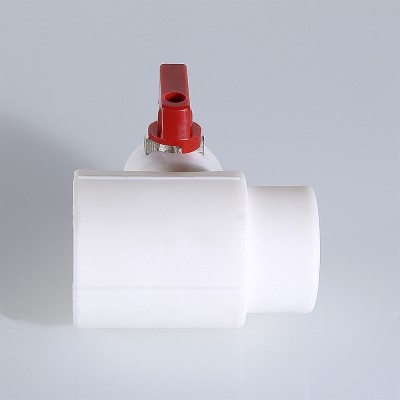 Valtec Тройник коллекторный PPR с шаровым краном, 40мм х 3/4 нар. (евроконус)  