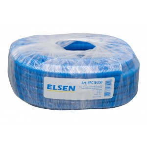 Гофрированная труба Elsen Гофротруба FlexLight, O-25, наружный O-40, синяя, бухта 15 м