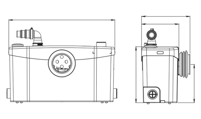 Канализационная установка SFA SANIPLUS  