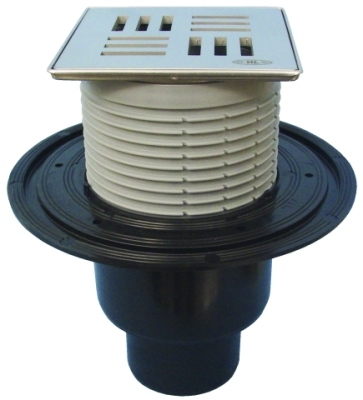 HL 310N-3124 Трап с решеткой HL3124 (КЛИК-КЛАК) с вертикальным выпуском DN50/75/110