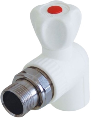 Kalde Кран прямой шаровой с накидной гайкой 20x 3/4