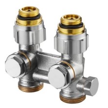 Oventrop Multiflex F CEW-запорно-присоед. 1/2НР x 3/4НР, из латуни, для опорожн.
