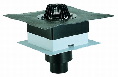 HL Кровельная воронка с вертикальным выпуском