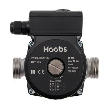 Насос циркуляционный Hoobs CW 25-40SN 180мм 65Вт 1х220В 50Гц (корпус нерж.сталь)