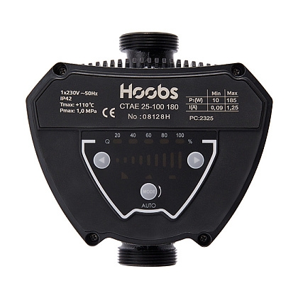 Насос циркуляционный Hoobs CTAE 25-100 180мм 185Вт 1х220В 50Гц (с гайками)  