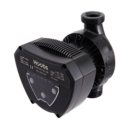 Насос циркуляционный Hoobs CTAE 25-100 180мм 185Вт 1х220В 50Гц (с гайками)  