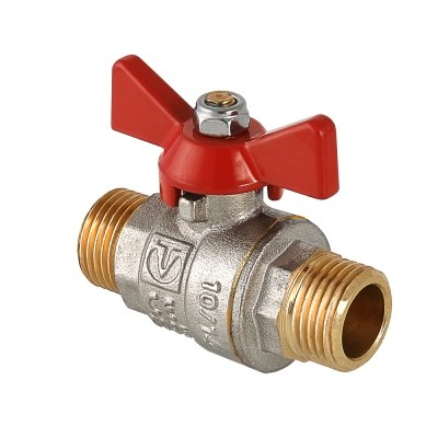 Valtec Кран шар. BASE, рукоятка бабочка 1 нар.-нар.