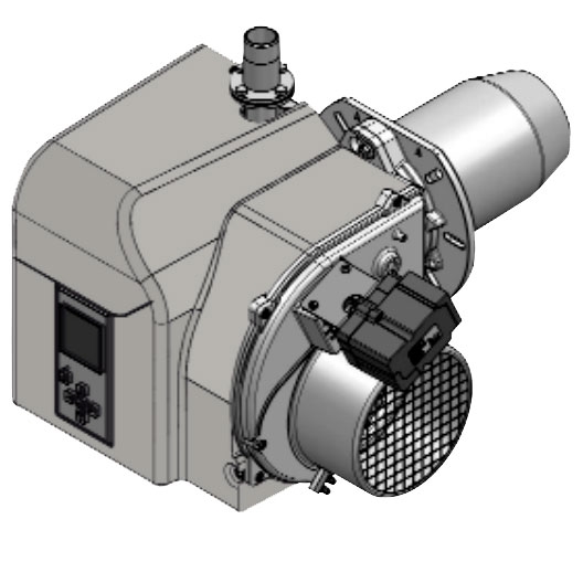 Газовая горелка Elco P2.250 G-ZU/TCG, кВт-250, GT-D239-1 1/4 -Rp1 1/4 , T2/KL  