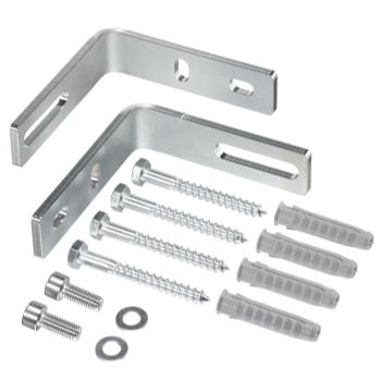 Коллектор Oventrop Настен.крепеж для модуль.гребенки Regumat из стали, вкл.присоед.эл-ты