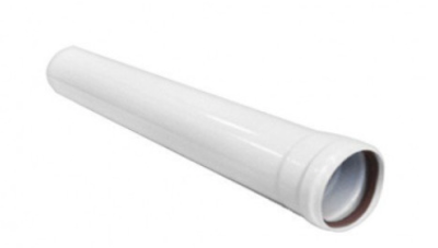 Труба дымохода ARDERIA D80, (газоход, воздуховод), 1,5м
