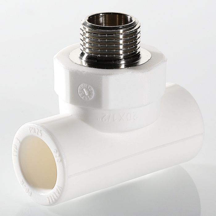 Valtec VTp.733.0.04006 Тройник PPR с переходом на нар. р. 40х1  