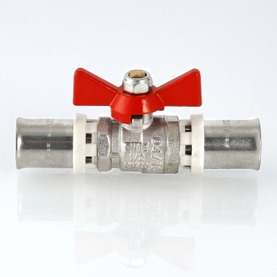 Valtec Кран шар. под пресс, рукоятка бабочка 16