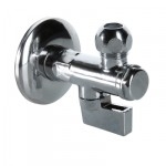 Valtec Кран шар. угловой с фильтром для подкл. с/т приборов 1/2х1/2 стар. арт. 7682  