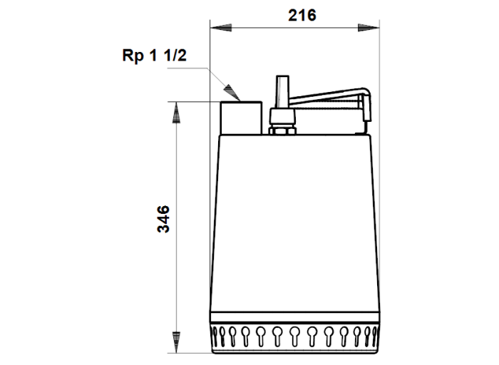 Дренажный насос Grundfos Unilift AP12.40.08.A3  