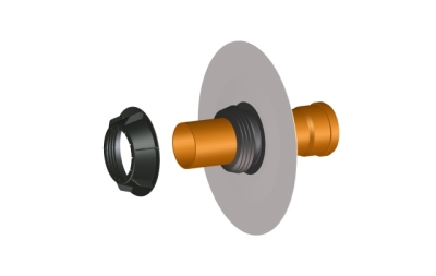 HL 800P/125 Газоводонепроницаемая зластичная мембрана для прохода через фундамент (ПВХ), DN125