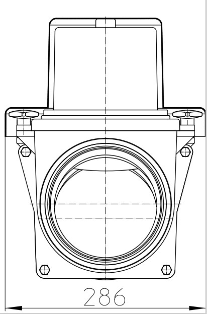 HL 715.2EPC Затвор с электрическим приводом и подключением к компьютеру DN160