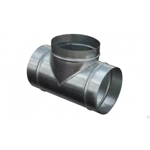 Одностенный дымоход Дымофф Тройник 90 500 цинк