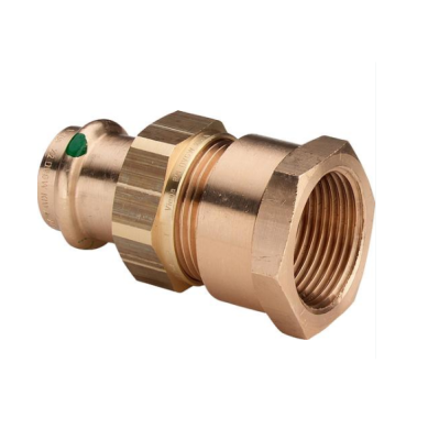 Viega Муфта пресс-В 15x3/4 с разъемным соединением бронза
