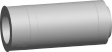 Wolf Дымоход Проход через стену для концентрической дымовой трубы DN200/300 L:500 м, для концентриче