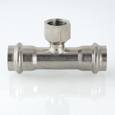 Valtec Тройник с вн.р. нерж. сталь 18х3/4  