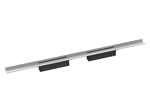 HL Решетка для пристенного монтажа из нержавеющей стали длиной 200 мм