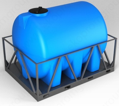 Ёмкость спецназначения Экопром H 5000л в обрешетке