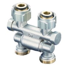 Oventrop Multiflex F ZB-запорно-присоед. поворотный, 3/4НГx3/4НР