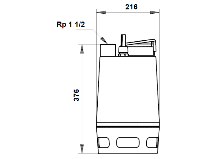 Дренажный насос Grundfos UNILIFT AP 35.40.06.A3V  