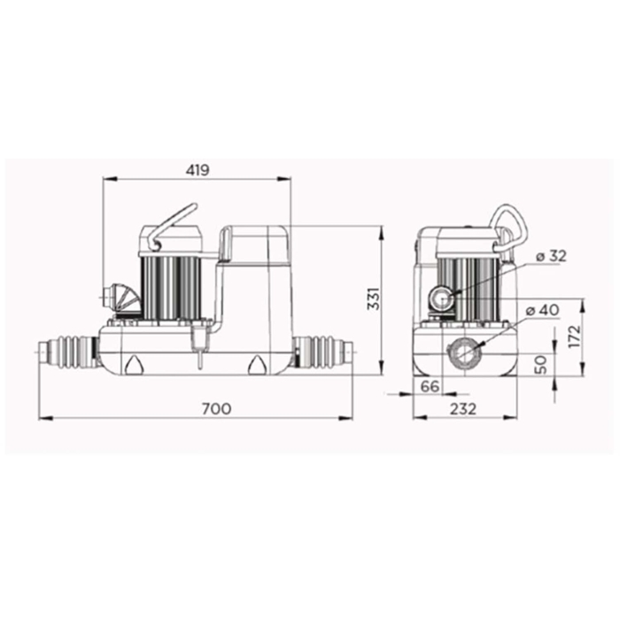 Канализационная установка SFA SANICOM  