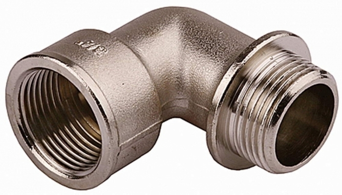 Stout Угольник с упором НВ никелированный 1 1/2"  