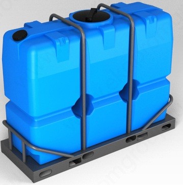 Ёмкость спецназначения Экопром SK 2000л в обрешетке